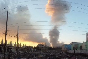 Air strike in Sana'a (photo credit: Ibrahem Qasim, Flickr: CC BY-NC 2.0)